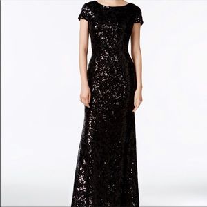 Calvin Klein sequin gown